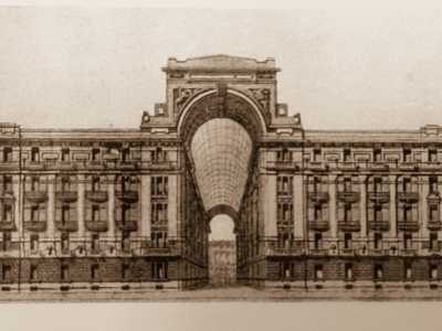 Il Palazzo degli impiegati statali del 1922, elaborato dall'architetto Dioguardi assieme all�ingegnere De Paolis. Il piano interessava gli isolati delimitati da via Cognetti, via Bozzi, via Imbriani e corso Cavour e prevedeva due edifici con torri angolari cupolate uniti da una grande galleria in ferro e vetro introdotta da un arcone a tutto sesto...